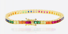 Load image into Gallery viewer, Colorful Tennis Bracelet
