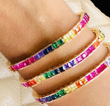 Load image into Gallery viewer, Colorful Tennis Bracelet
